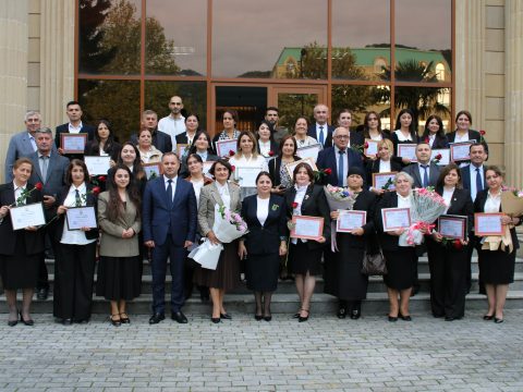 Müəllim Adı – Şərəfin Zirvəsi Balakən müəllimlər günü tədbiri