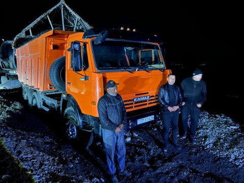 Çay yatağına qanunsuz müdaxilənin qarşısı alınmışdır Çay yatağına qanunsuz müdaxilənin qarşısı alınmışdır