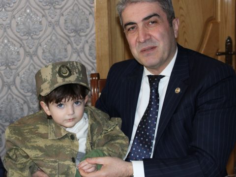 Balakəndə Şəhid Ailələrinə Ziyarət