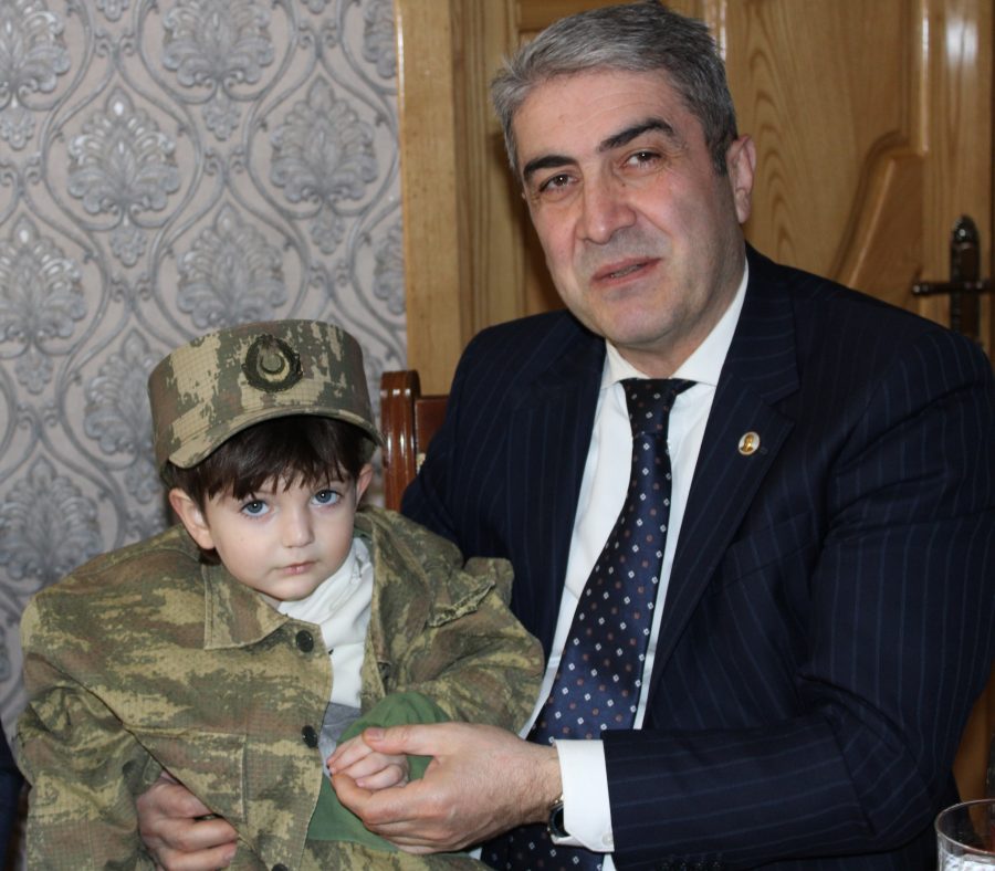 Balakəndə Şəhid Ailələrinə Ziyarət