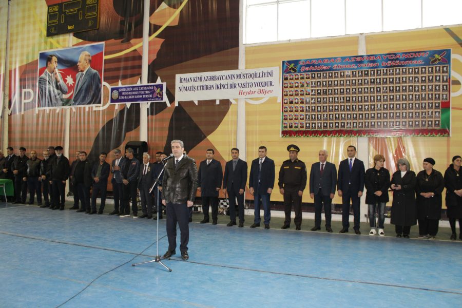 Balakəndə şəhidlərin xatirəsinə həsr olunmuş voleybol turniri başladı