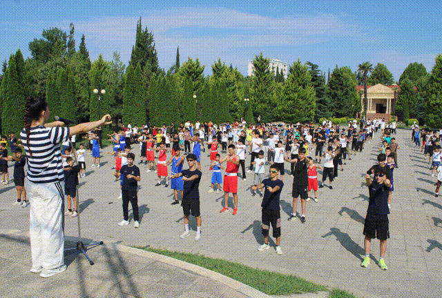 Balakəndə İdman Festivalına səhər idmanı ilə start verildi